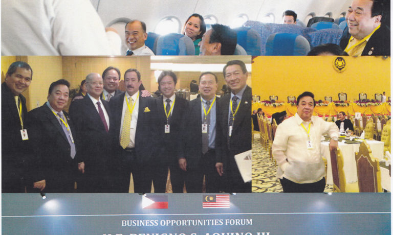 亞謹諾總統赴馬來西亞訪問 商總理事長施文界受邀隨訪